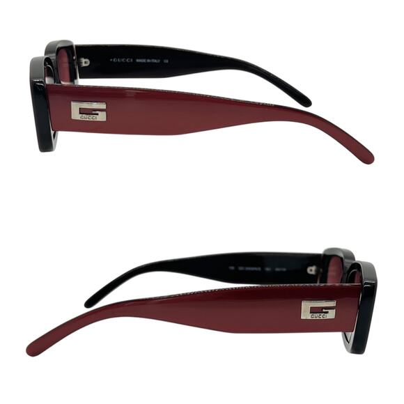 Gucci Moda Red Acrylic Sunglasses - Picture 5 of 7
